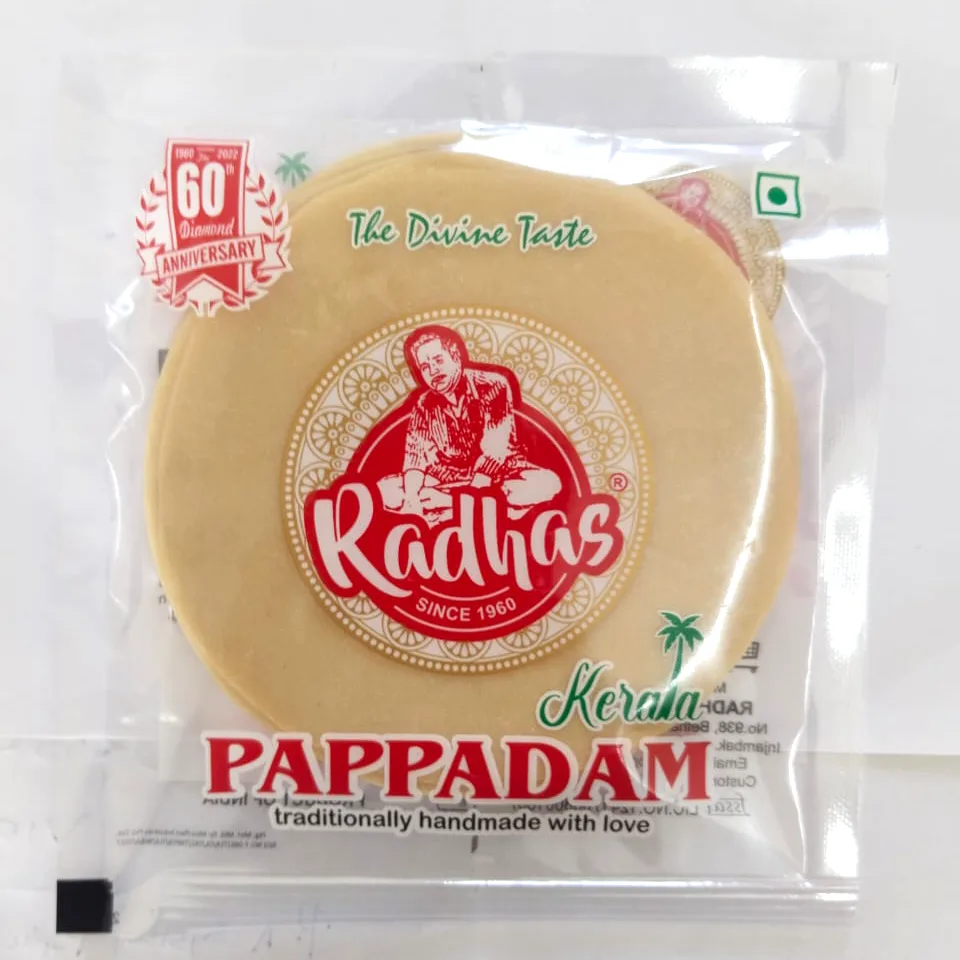 Kerala Pappadam 4.5 Inches 100g
