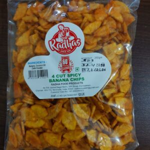 4 Cut Spicy Banana Chips(250 gms)